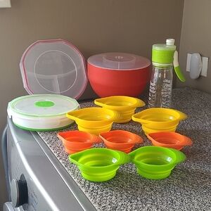 Weight Watchers Set, Measuring Cups, Salad Dressing, Steamer, Popcorn Popper